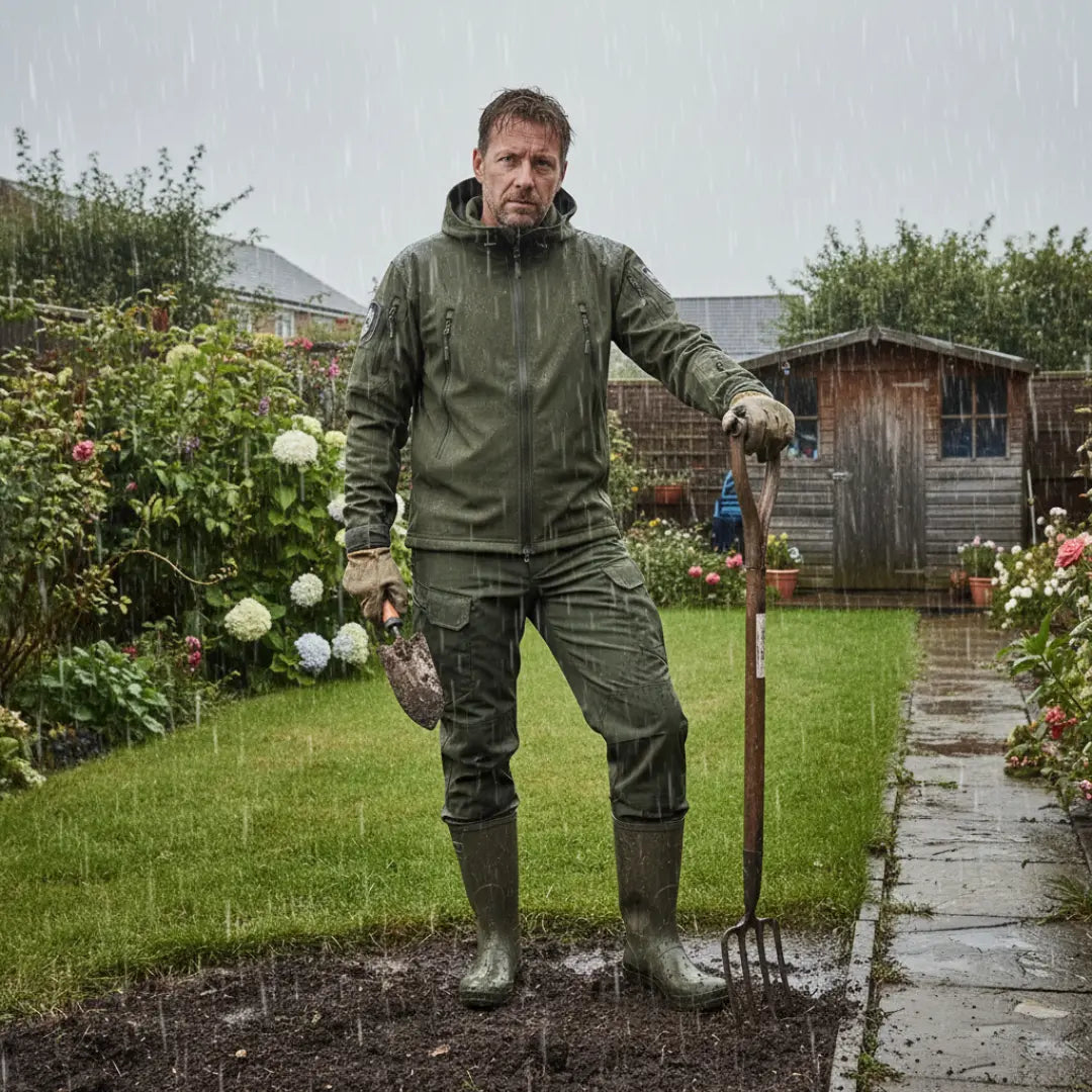 Why the Lazarel Alpha One Softshell Jacket & Pants Set is the Best Outerwear for Gardeners