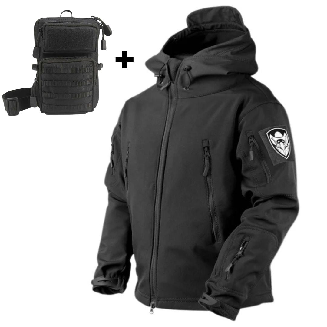 MATT - WATERPROOF JACKET + TACTICAL BAG BUNDLE