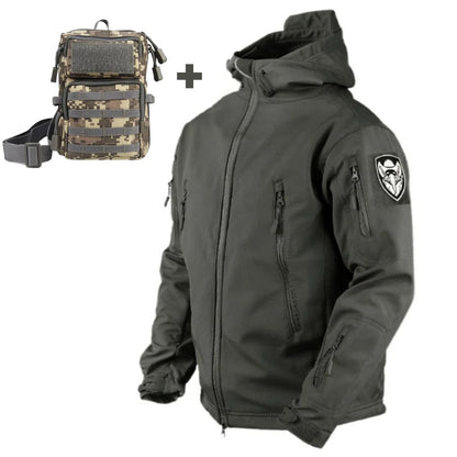 MATT - WATERPROOF JACKET + TACTICAL BAG BUNDLE