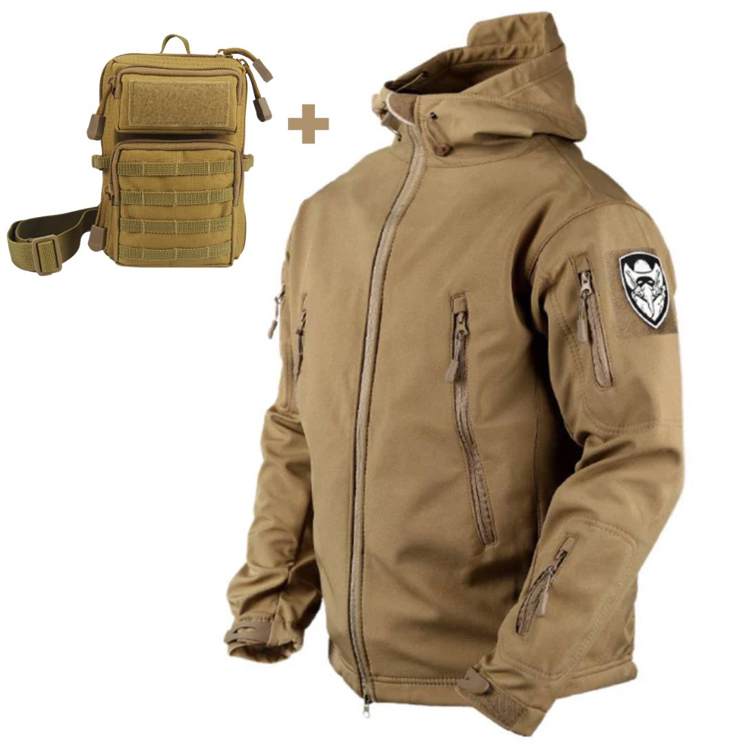 MATT - WATERPROOF JACKET + TACTICAL BAG BUNDLE