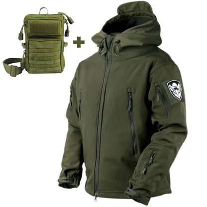 MATT - WATERPROOF JACKET + TACTICAL BAG BUNDLE