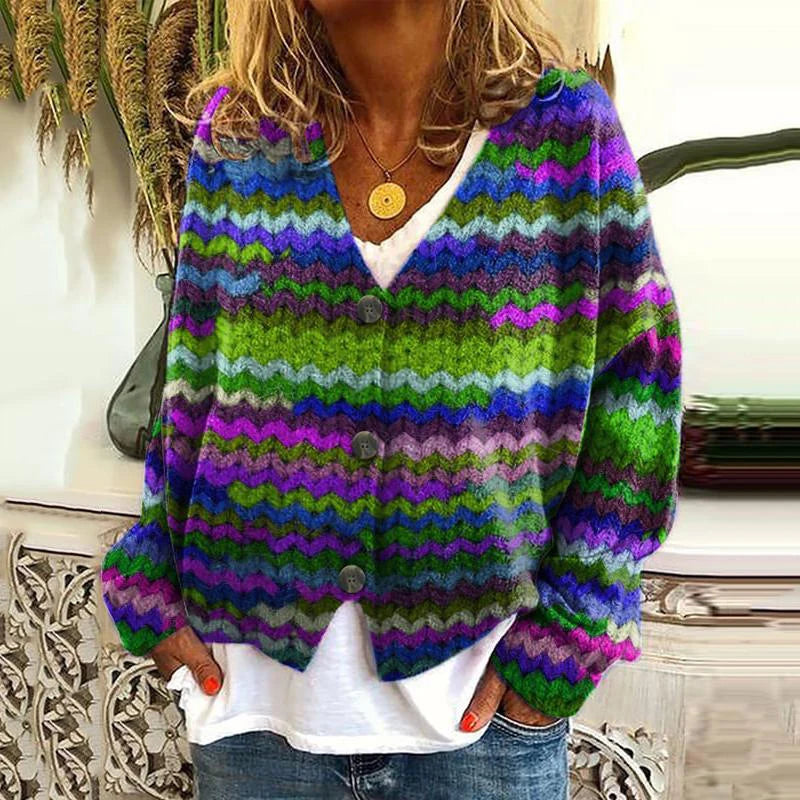 CLARA - STRIPED CARDIGAN