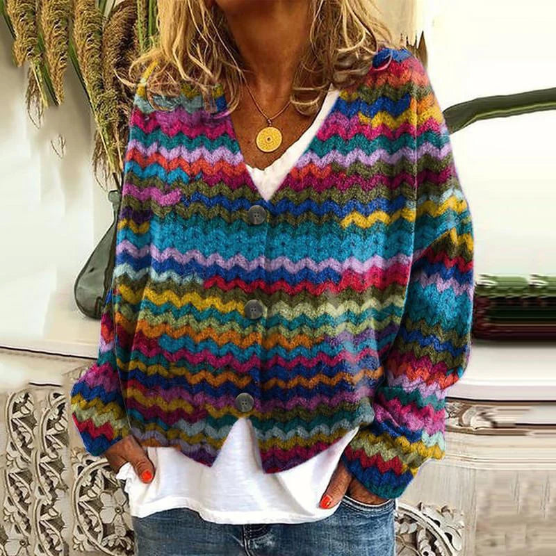 CLARA - STRIPED CARDIGAN